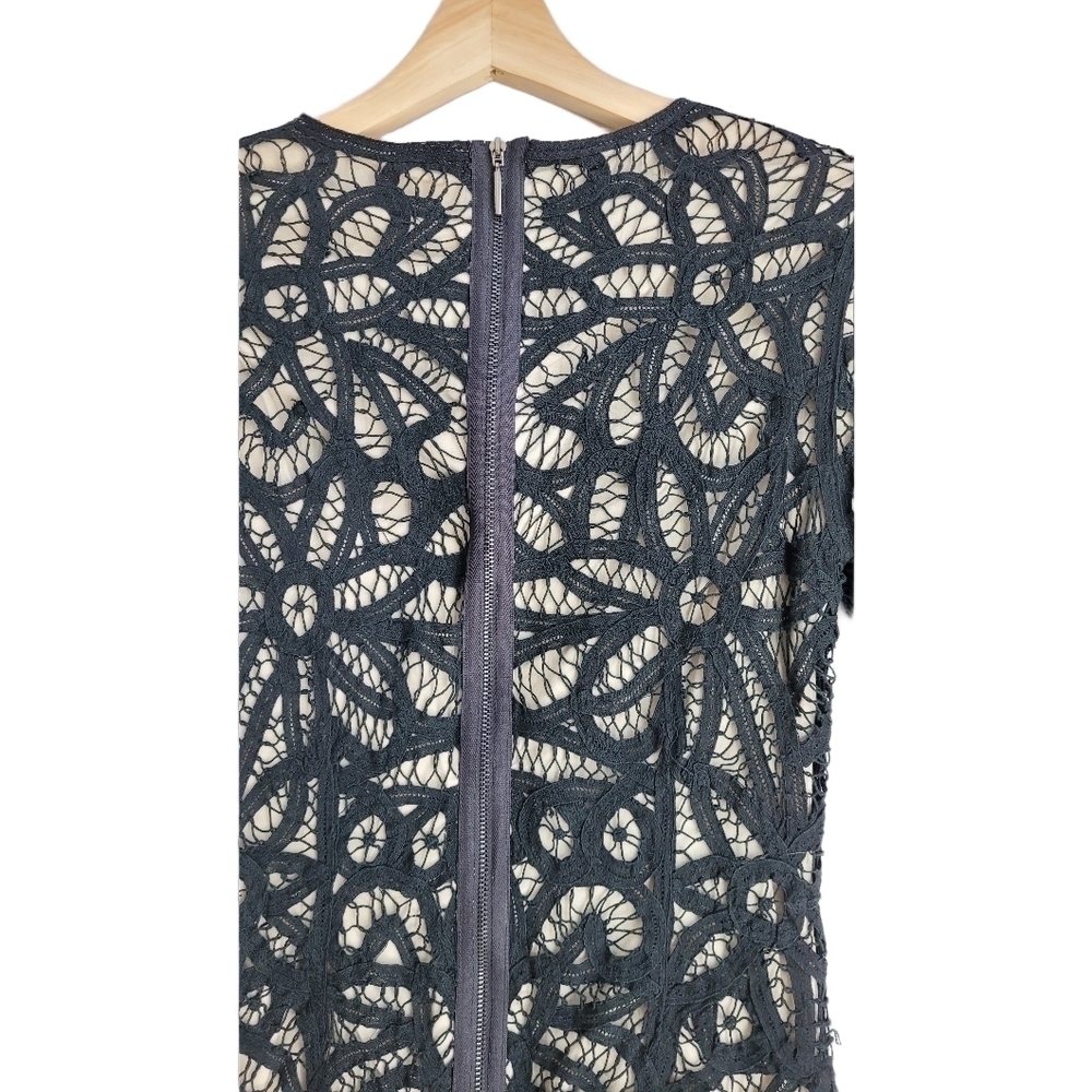 Miu Miu black crochet lace Formal dress, 100% cotton, size 2, Made In Italy - Picture 4 of 10
